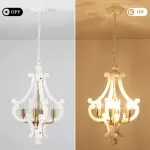 Astridina Rustic Antique Wooden French Country Chandelier Astridina Rustic Antique Wooden French Country Chandelier