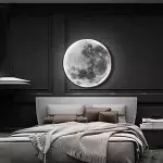 Glynis Creative Modern Moon Lamp Wall Light Glynis Creative Modern Moon Lamp Wall Light