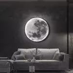 Glynis Creative Modern Moon Lamp Wall Light Glynis Creative Modern Moon Lamp Wall Light