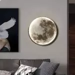 Glynis Creative Modern Moon Lamp Wall Light Glynis Creative Modern Moon Lamp Wall Light