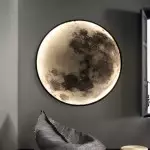 Glynis Creative Modern Moon Lamp Wall Light Glynis Creative Modern Moon Lamp Wall Light