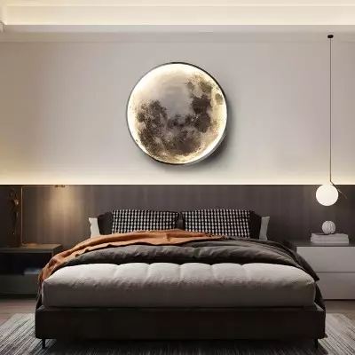 Glynis Creative Modern Moon Lamp Wall Light Glynis Creative Modern Moon Lamp Wall Light