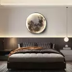 Glynis Creative Modern Moon Lamp Wall Light Glynis Creative Modern Moon Lamp Wall Light