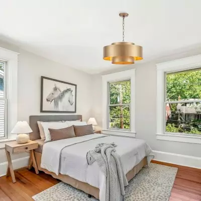 Aurelius Brushed Texture Metal Double Drum Chandelier