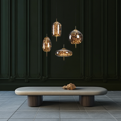 Atria Luxury Led Geometric Globe Sprinkle Pendant Light Atria Luxury Led Geometric Globe Sprinkle Pendant Light