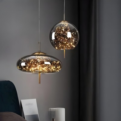 Atria Luxury Led Geometric Globe Sprinkle Pendant Light Atria Luxury Led Geometric Globe Sprinkle Pendant Light