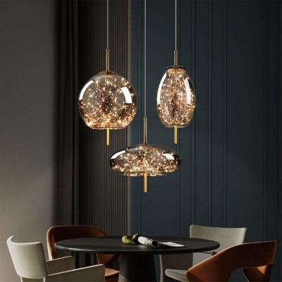 Atria Luxury Led Geometric Globe Sprinkle Pendant Light Atria Luxury Led Geometric Globe Sprinkle Pendant Light