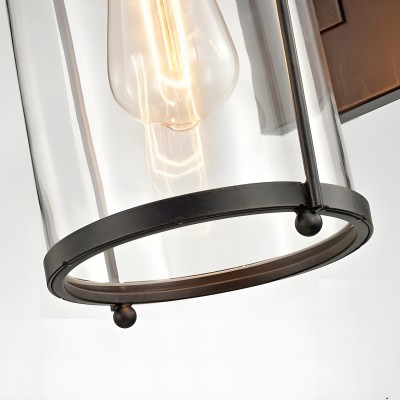 Bureau Industrial Antique Iron Glass Jar Wall Sconce Bureau Industrial Antique Iron Glass Jar Wall Sconce