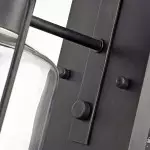 Bureau Industrial Antique Iron Glass Jar Wall Sconce