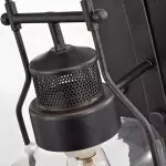 Bureau Industrial Antique Iron Glass Jar Wall Sconce