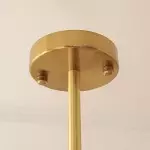 Derwent Bauhaus Cream Yellow Glass Pendant Light