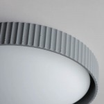 Arnold Minimalist Round Led Fluted Concrete Ceiling Light Arnold Minimalist Round Led Fluted Concrete Ceiling Light