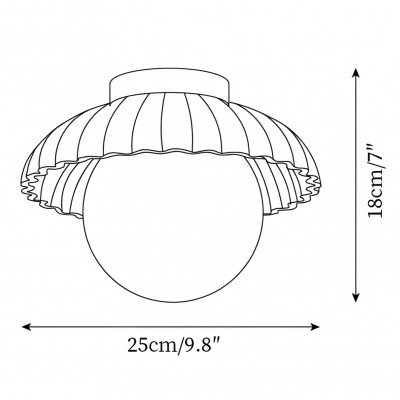 Brynley Cream Style Metal Flower Ceiling Light Brynley Cream Style Metal Flower Ceiling Light