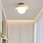 Brynley Cream Style Metal Flower Ceiling Light