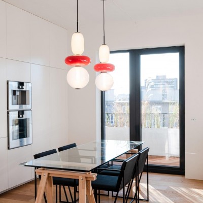Caterina Modern Colorful Candied Glass Pendant Light Caterina Modern Colorful Candied Glass Pendant Light