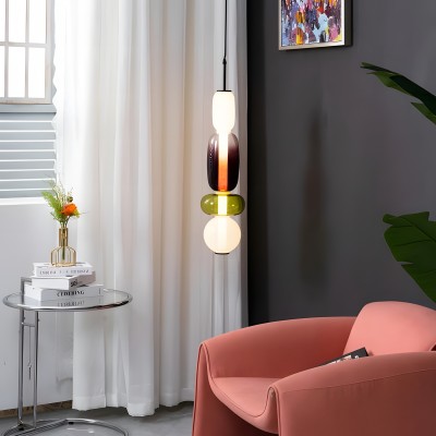 Caterina Modern Colorful Candied Glass Pendant Light Caterina Modern Colorful Candied Glass Pendant Light