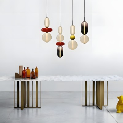 Caterina Modern Colorful Candied Glass Pendant Light Caterina Modern Colorful Candied Glass Pendant Light