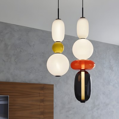 Caterina Modern Colorful Candied Glass Pendant Light Caterina Modern Colorful Candied Glass Pendant Light