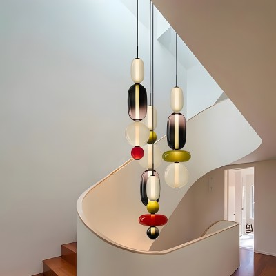 Caterina Modern Colorful Candied Glass Pendant Light Caterina Modern Colorful Candied Glass Pendant Light