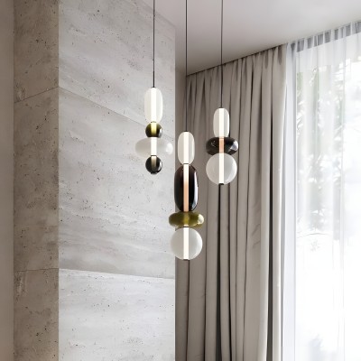 Caterina Modern Colorful Candied Glass Pendant Light Caterina Modern Colorful Candied Glass Pendant Light