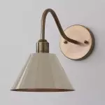 Ferm Minimalist Industrial Tapered Sconce