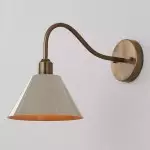 Ferm Minimalist Industrial Tapered Sconce