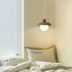 Brynley Cream Style Glass Flower Pendant Light