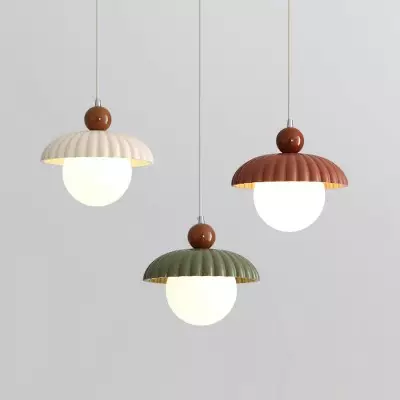 Brynley Cream Style Glass Flower Pendant Light Brynley Cream Style Glass Flower Pendant Light