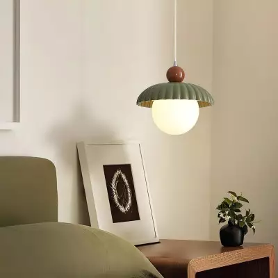 Brynley Cream Style Glass Flower Pendant Light Brynley Cream Style Glass Flower Pendant Light