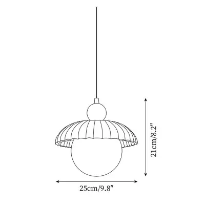 Brynley Cream Style Glass Flower Pendant Light Brynley Cream Style Glass Flower Pendant Light