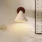 Fabiana Modern Marble Stone Tapered Wall Sconce