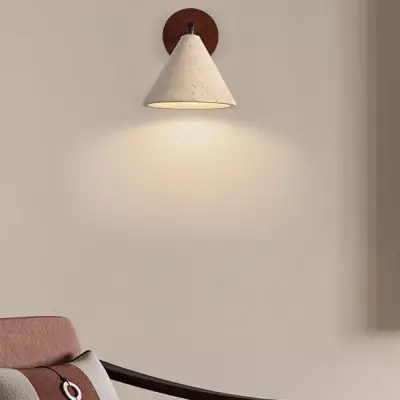 Fabiana Modern Marble Stone Tapered Wall Sconce Fabiana Modern Marble Stone Tapered Wall Sconce