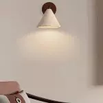 Fabiana Modern Marble Stone Tapered Wall Sconce