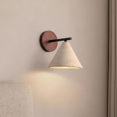 Fabiana Modern Marble Stone Tapered Wall Sconce Fabiana Modern Marble Stone Tapered Wall Sconce