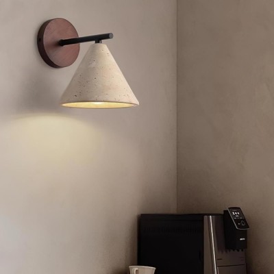 Fabiana Modern Marble Stone Tapered Wall Sconce Fabiana Modern Marble Stone Tapered Wall Sconce