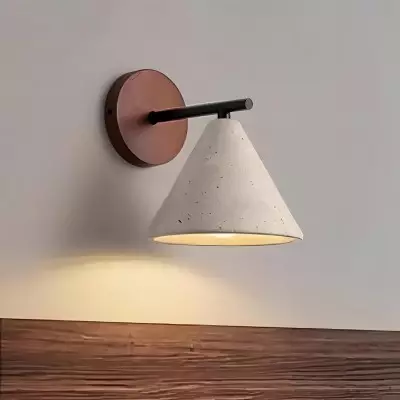 Fabiana Modern Marble Stone Tapered Wall Sconce Fabiana Modern Marble Stone Tapered Wall Sconce