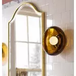 Vega Retro Bowl Shade Wall Sconce