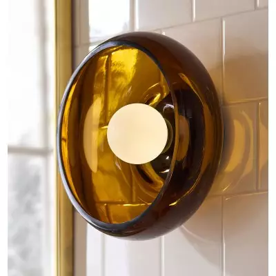 Vega Retro Bowl Shade Wall Sconce Vega Retro Bowl Shade Wall Sconce