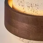 Timothy Wabi Sabi Cylindrical Travertine Pendant Light Timothy Wabi Sabi Cylindrical Travertine Pendant Light