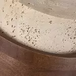 Timothy Wabi Sabi Cylindrical Travertine Pendant Light Timothy Wabi Sabi Cylindrical Travertine Pendant Light