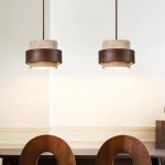 Timothy Wabi Sabi Cylindrical Travertine Pendant Light Timothy Wabi Sabi Cylindrical Travertine Pendant Light