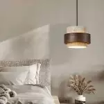 Timothy Wabi Sabi Cylindrical Travertine Pendant Light Timothy Wabi Sabi Cylindrical Travertine Pendant Light