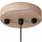 Aggiea Minimalist Yellow Travertine Frisbee Pendant Lamp