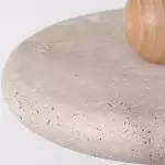 Aggiea Minimalist Yellow Travertine Frisbee Pendant Lamp