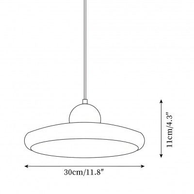 Aggiea Minimalist Yellow Travertine Frisbee Pendant Lamp Aggiea Minimalist Yellow Travertine Frisbee Pendant Lamp