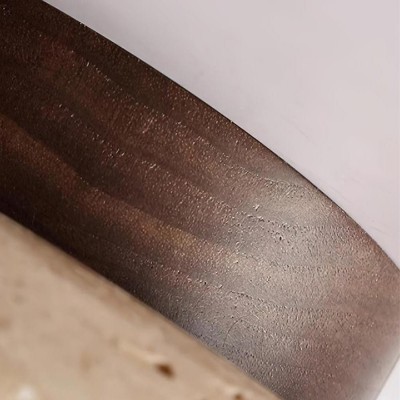 Wiktora Natural Cylindrical Travertine Wooden Ceiling Light Wiktora Natural Cylindrical Travertine Wooden Ceiling Light