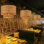 Harland Beachy Natural Rattan Double Drum Pendant Light