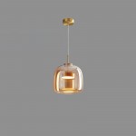 Raith Mouth Blown Glass Shade Pendant Light