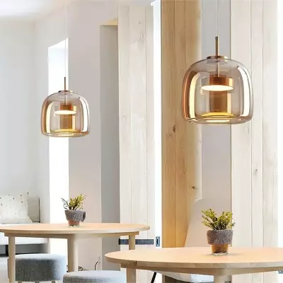 Raith Mouth Blown Glass Shade Pendant Light Raith Mouth Blown Glass Shade Pendant Light