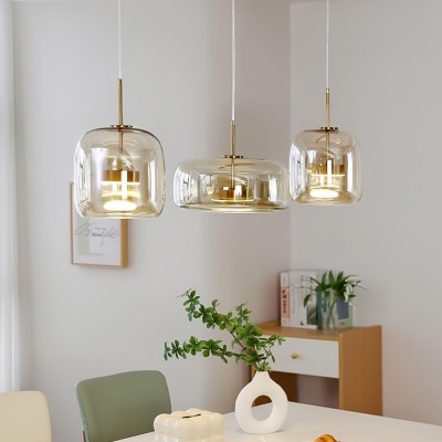 Raith Mouth Blown Glass Shade Pendant Light Raith Mouth Blown Glass Shade Pendant Light